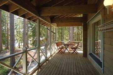 Фото номера Вилла с 3 спальнями и сауной (10 взрослых) Дома для отпуска Härkäniemi Cottages г. Миккели 21