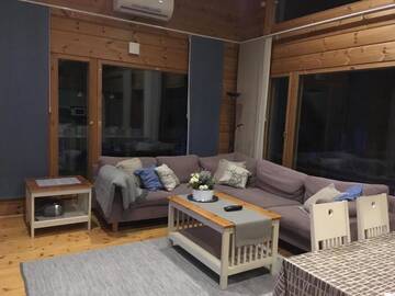 Фото номера Вилла с 3 спальнями и сауной (10 взрослых) Дома для отпуска Härkäniemi Cottages г. Миккели 30